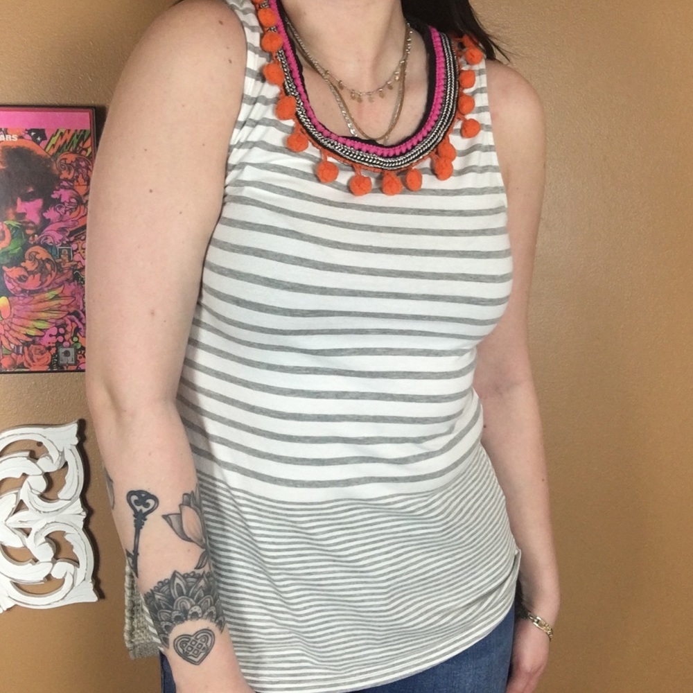 ANTHRO / Boho Tassel Blouse - Picture 2 of 6